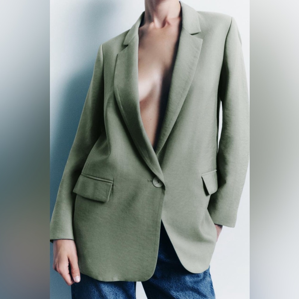 ZARA Mint Green Blazer *NWT*